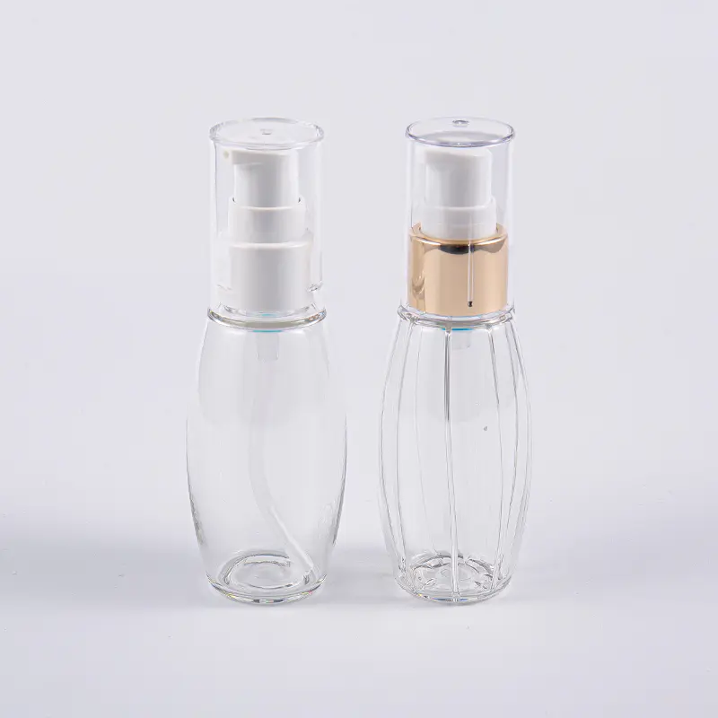 Reizen Gebruik 50 ml PETG-bolvormige fles met pomp
