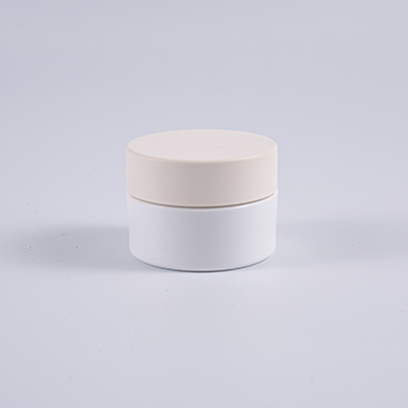 Witte ronde PETG-zalfpotje van 10 g