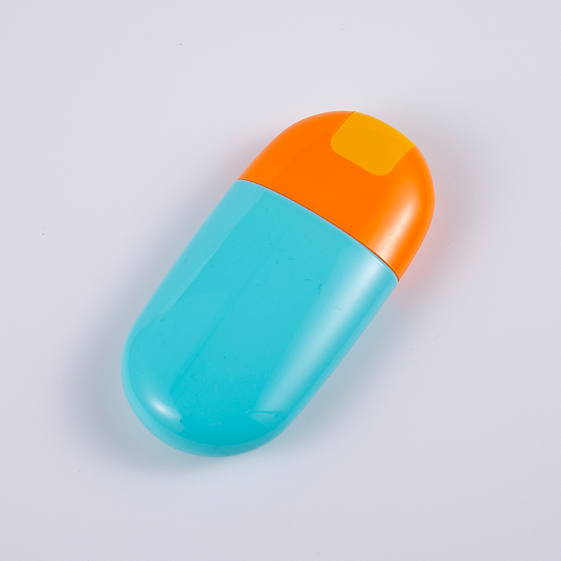 Effen blauwe kleur 30 ml 50 ml EVOH meerlaagse zonnebrandcrèmefles met schroefdop