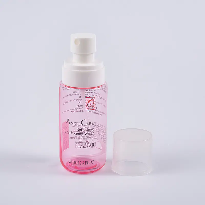 100 ml transparant roze kleur gezichtstonerflessen