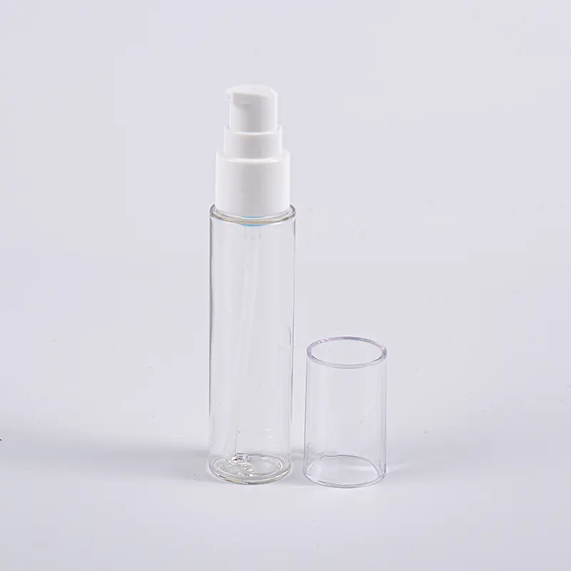 Reizen Gebruik 20 ml 30 ml 40 ml slanke PETG-lotionfles met pomp