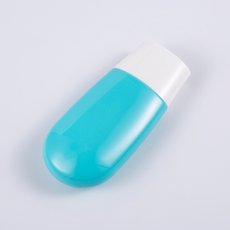Eco-Friendly Travel Essential 30 ml en 50 ml premium blauwe PE-zonnebrandcrèmefles