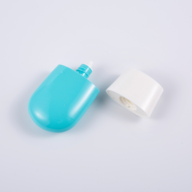 Eco-Friendly Travel Essential 30 ml en 50 ml premium blauwe PE-zonnebrandcrèmefles
