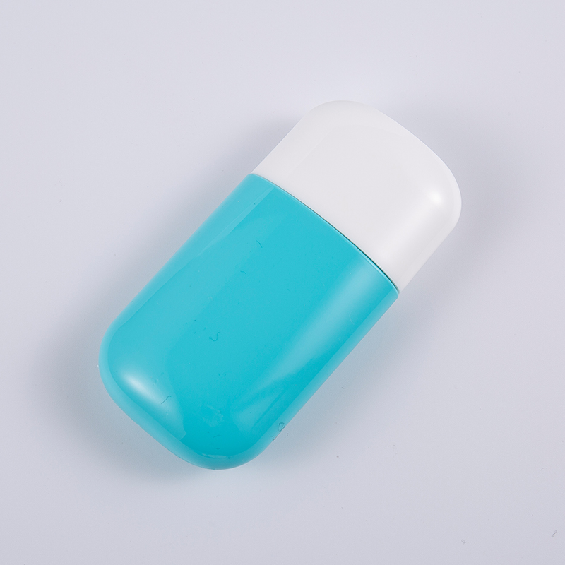 30 ml en 50 ml blauwe PE-zonnebrandcrèmefles met UV-bescherming 30 ml en 50 ml blauwe PE-zonnebrandcrèmefles met UV-bescherming