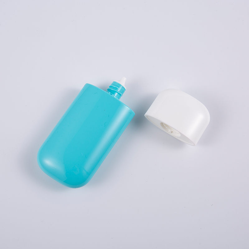 30 ml en 50 ml blauwe PE-zonnebrandcrèmefles met UV-bescherming 30 ml en 50 ml blauwe PE-zonnebrandcrèmefles met UV-bescherming