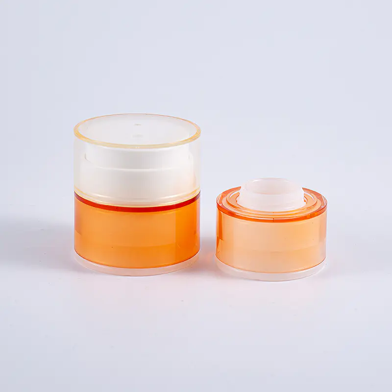 Hoogwaardige vacuümzalfpotje met binnenventiel van 30 ml