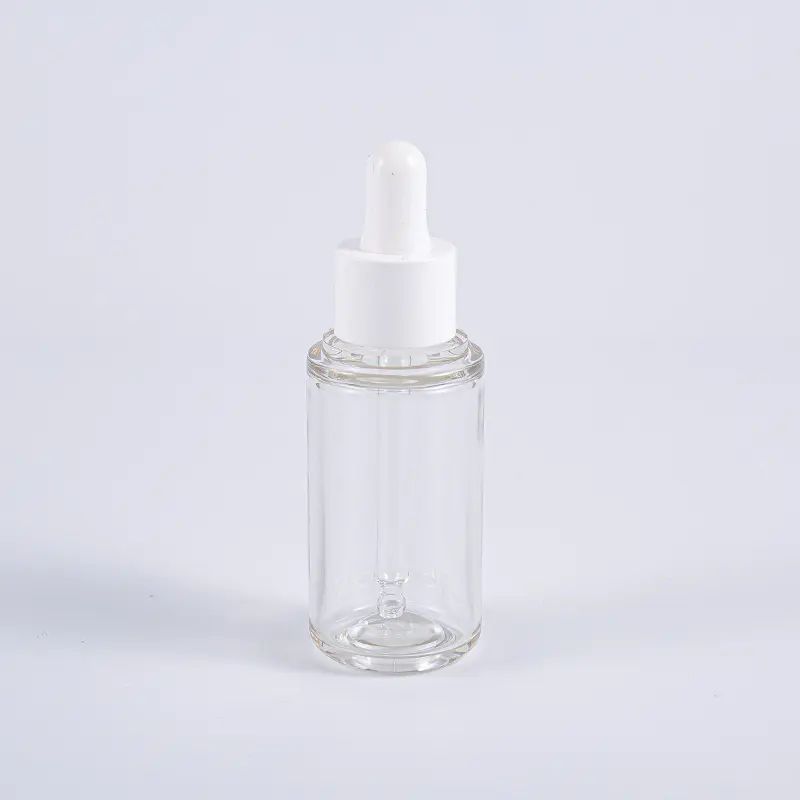 Hoge kwaliteit ronde lotionfles van 35 ml met aluminium pomp voor reizen
