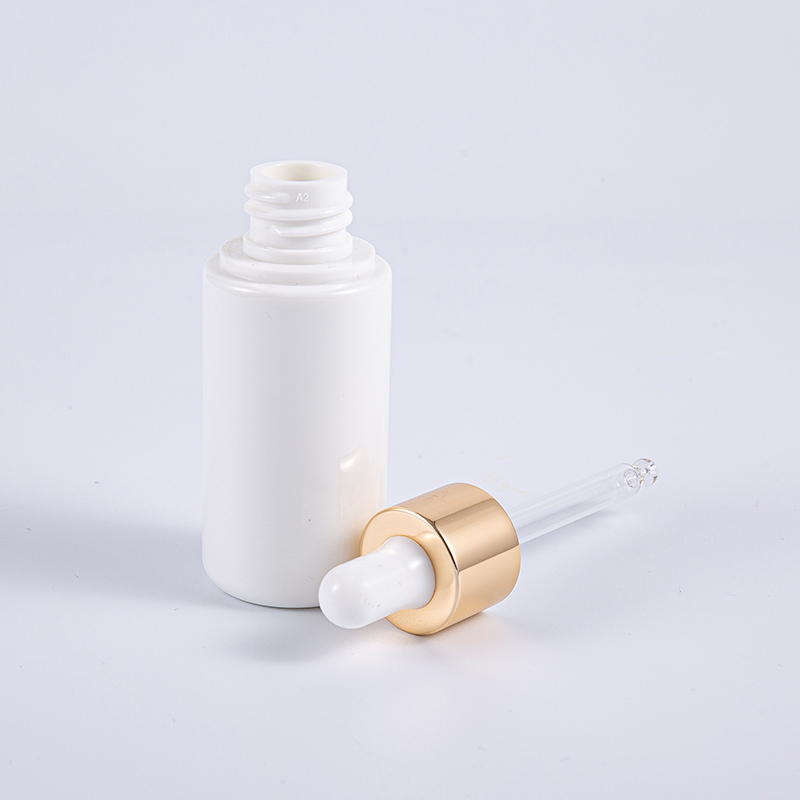 Hoge kwaliteit ronde lotionfles van 35 ml met aluminium pomp voor reizen