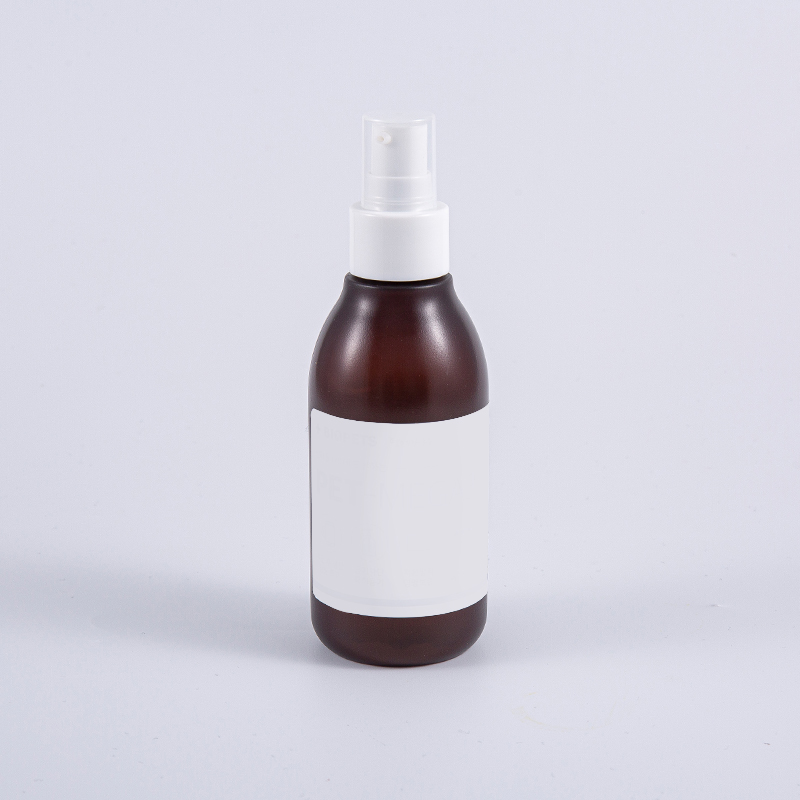 PP-kunststof 160 ml meerlaagse matte lotionfles met pompdispenser